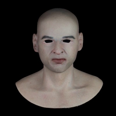 (SF-N7) Crossdress cosplay realistic human face silicone male full head mask fetish wear (SF-N7) Crossdress cosplay realistic human face silicone male full head mask fetish wear